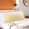 thumbnail image 1 of PiccoCasa Brushed Microfiber Pillowcase Body Pillow Pillowcase, King Light Tan, 1 of 9