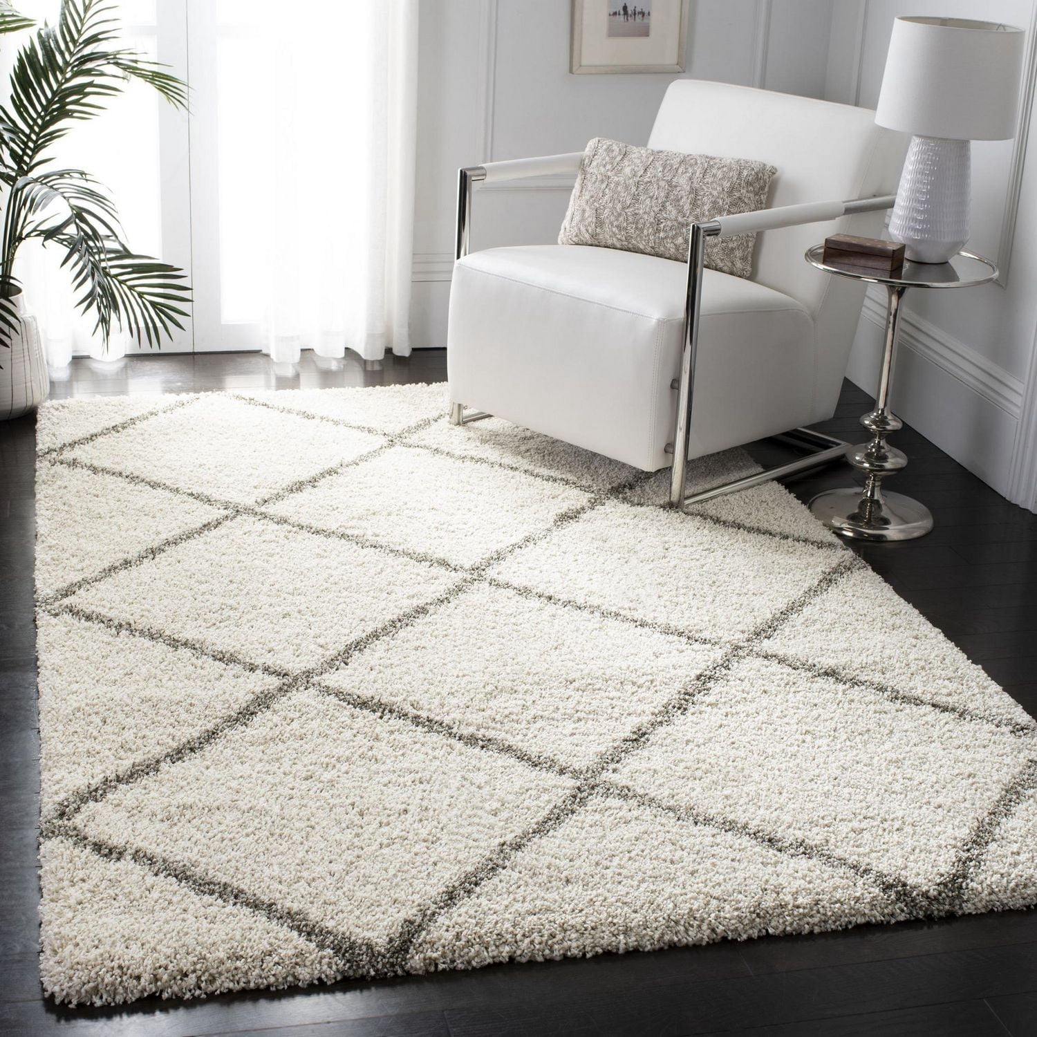 Safavieh Hudson Amias Tapis Géométrique Shag