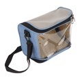 thumbnail image 4 of Bird Carrier Bag, Lightweight Large Space Rattan Weaving Craft Transparent Bird  Backpack Carrier  For Travel For Walking Grey,Blue, 4 of 8