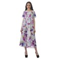 thumbnail image 1 of Moomaya Robes d'Été pour Femmes Imprimées Grande Taille en Coton Flex Robes pour Dames, 1 of 5
