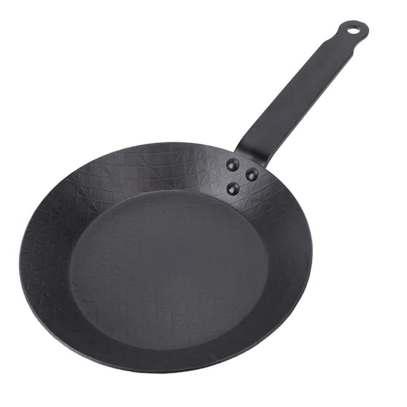 Carbon Steel Skillet Frying Pan Set, 3 Piece Nonstick Cookware, 8 Inch 9.5 Inch 11 Inch for Steak, Pancakes, Eggs Suitable for Gas and Induction Cooker, Open Flame, Ceramic Stove
