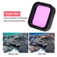 thumbnail image 4 of Ensemble de Filtres de Plongée, 3 Pcs Filtre de Plongée Rouge Rose Violet Filterfor Go Pro Hero Installation Sans Effort, 4 of 12