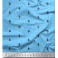 thumbnail image 1 of Soimoi Georgette Viscose Fabric Branches Artistic Decor Fabric Printed Yard 42 Inch Wide, 1 of 3