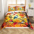 thumbnail image 2 of YST Fall Cardinal Bird Duvet Cover Full Size Autumn Maple Trees Bedding Set, Kids Fall Thanksgiving Comforter Cover Colorful Bird Autumn Trees Botanical Leaves Branches Bed Cover, 2 of 5