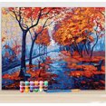 thumbnail image 1 of Forest Landscape Paint by Numbers 1,000 piece Jigsaw Puzzle, 1 of 2