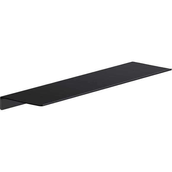 Danpoo Shelving Solution, Floating Shelf for Wall, Wall Mounted, Aluminum, Matte Black (20 inch)