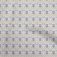 thumbnail image 1 of oneOone Polyester Spandex Blue Fabric Floral Craft Projects Decor Fabric Printed By The Yard 56 Inch Wide, 1 of 4