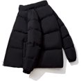 thumbnail image 3 of LinYooLi Women's Lightweight Puffer Jacket Long Sleeve Stand Collar Full-Zip Down Jacket for Winter, 3 of 3