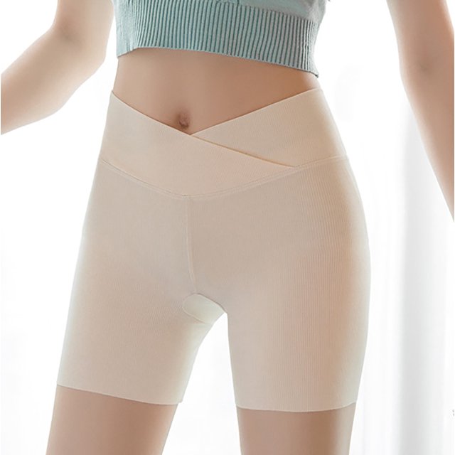 Womens Underwear Tummy Control Oversize Leggings High Rlasticity Large Size Half Pants Slim Fitting Leggings on Clearance