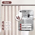 thumbnail image 4 of Shower Curtain Rod - Adjustable Tension Spring Shower Curtain Rod Tension Premium Stainless Steel -Slip No Drilling No Rust for Bathroom, 4 of 7
