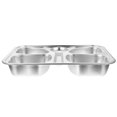 thumbnail image 1 of Luxshiny 1Pcs Simple Style Divided Plate Made Of Stainless Steel For Children Silver, 1 of 8