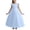 Sky Blue, variant on Wdgfv Flower Girl Dress Wedding Guest Ruffle Tulle Satin Party Birthday Princess Dresses Pageant Gown Kids Short White 8-9 Years