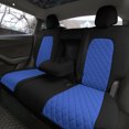thumbnail image 4 of FH Group 2020-2024 Tesla Model Y Waterproof Neoprene Custom Fit Rear Car Seat Covers Blue, 4 of 7