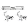 thumbnail image 1 of Transemion Kit de Baignade avant Arrière Réglable en Alliage d'Aluminium 3 Pcs Kit de Baignade avant Argent, 1 of 6