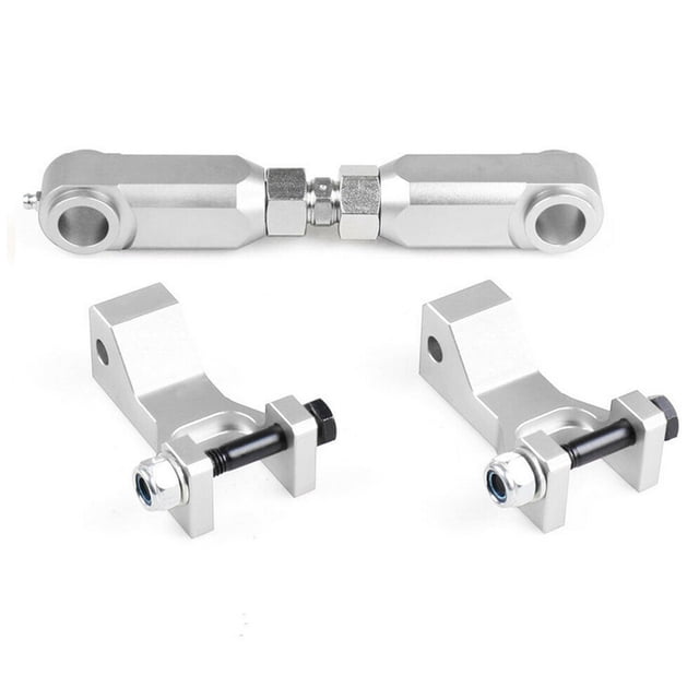 Transemion Kit de Baignade avant Arrière Réglable en Alliage d'Aluminium 3 Pcs Kit de Baignade avant Argent