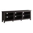 thumbnail image 1 of Pemberley Row MDF Espresso TV Stand Rectangular Adjustable Shelving 70" Unassembled, 1 of 13