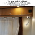 thumbnail image 3 of Lampe de Chevet de RV pour Lecture, Lampe de Chevet de RV à 3 Températures de Couleur à Intensité Réglable USB Type C pour Bateau Noir, Argent, 3 of 7