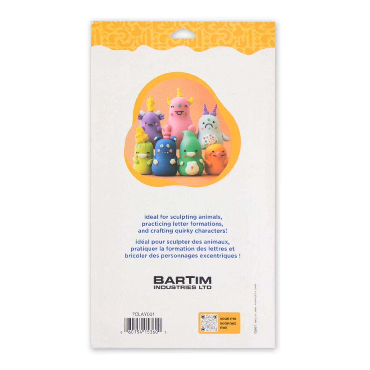 TINY HANDS Air-Dry Craft Clay, 12 Colours, Non-Toxic (Age 4+), 12pcs