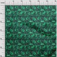 thumbnail image 3 of oneOone Polyester Spandex Dark Green Fabric Texture Craft Projects Decor Fabric Printed By The Yard 56 Inch Wide, 3 of 5