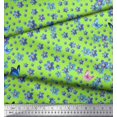 thumbnail image 3 of Soimoi Georgette Viscose Fabric Butterfly & Flower Fabric Prints By Yard 42 Inch Wide, 3 of 3