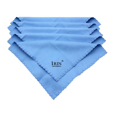 Esquirla 5 Pcs Professional Guitar / Piano Cleaner Cleaning Small Cloth Towel Blue