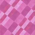 thumbnail image 1 of Ahgly Tapis d'Intérieur Lavable en Machine Carré Violet Transitionnel, 5 Pieds Carré, 1 of 7