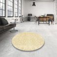 thumbnail image 3 of Ahgly Company Indoor Square Abstract Sun Yellow Oriental Area Rugs, 3' Square, 3 of 6