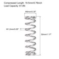 thumbnail image 3 of Unique Bargains 9mmx1.2mmx30mm 304 Stainless Steel Compression Spring 61.8N Load Capacity 5 pcs, 3 of 5