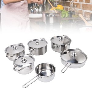 Ensemble d'articles de cuisine résistant à la chaleur 7 Kit de vaisselle en acier inoxydable multifonctionnel pour la cuisine