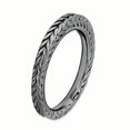 thumbnail image 3 of Bague en Argent Sterling Stackable Expressions Plaquée Noire Taille 10, 3 of 3