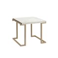 thumbnail image 2 of Table de bout Boice II d'ACME, similimarbre et champagne, 2 of 2
