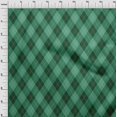 thumbnail image 4 of oneOone Polyester Spandex Sea Green Fabric Check Sewing Material Print Fabric By The Yard 56 Inch Wide, 4 of 4