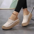 thumbnail image 3 of Platform Chunky Mules Walking Shoes for Women Comfortable Athletic Height Increasing Backless Slip on Sandals, 3 of 7
