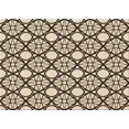 thumbnail image 1 of Ahgly Company Machine Washable Indoor Rectangle Transitional Chocolate Brown Area Rugs, 4' x 6', 1 of 7