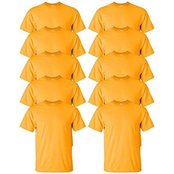 Gildan Men's Ultra Cotton T-Shirt - 2000 (Pack Of 10)