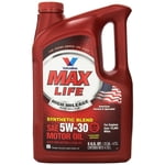 Valvoline 782256 Oil MaxLife (R) SAE 5W-30; Synthetic Blend; 5 Quart Jug; Single