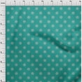 thumbnail image 4 of oneOone Velvet Dusty Teal Green Fabric Asian Circle Block Craft Projects Decor Fabric Printed By The Yard 58 Inch Wide-V7, 4 of 4