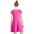 thumbnail image 4 of George Girls' Short-Sleeve Skater Dress, 4 of 6