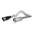 thumbnail image 1 of Gibson Exhaust Exhaust System Kit 76-0039 Patriot Skull Series Cat-Back System; Stainless Steel; With Muffler; 4 Inch Pipe Diameter; Single Exhaust With Single Exit; Behind Rear Side Tire Exit, 1 of 3