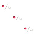 thumbnail image 4 of Ruiboury Lightweight Hood Lock For Car Modification Security Sleek Affordable red DP17-32 3Set, 4 of 6
