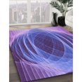 thumbnail image 3 of Ahgly Company Machine Washable Indoor Rectangle Transitional Purple Amethyst Purple Area Rugs, 5' x 7', 3 of 7