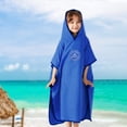 thumbnail image 3 of Serviette de Bain à Capuchon à Séchage Rapide Poncho de Bain pour Plage Piscine, 3 of 7