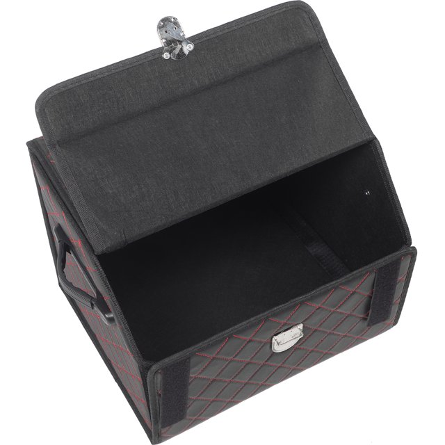 Car Organizer Trunk Leather Suv Cargo Container Folding Car Grocery Organizer Trunk