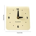 thumbnail image 3 of TIMIFIS Plastic Small Clock, Small Clock Decorative Ornaments Desktop Clock Living Room Modern Easy Tabletop Desktop Clock Home Decoration Batteries Are Not Included Home Decor, 3 of 6