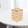 thumbnail image 3 of Homyl Boîte de Rangement pour Pinceaux de Maquillage en Cristal pour Commode Or, 3 of 7