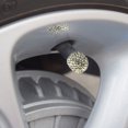 thumbnail image 3 of Rbaofujie 4PCS Universal Jeweled Bling Rhinestone Tire Wheel Valves Cap Cover Car Utility Sales Today Clearance, 3 of 4