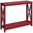 thumbnail image 1 of Pemberly Row Table Console Transitionnel, Fini Bois Rouge, 1 of 4