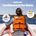 thumbnail image 4 of TRC Recreation Super Soft Child Life Jacket Vest, Medium, Sunset Orange, 4 of 7