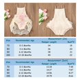 thumbnail image 2 of Nouveau-né Bébé Filles Barboteuse en Dentelle Fleur Robe Combinaison Justaucorps une-Pièce Vêtements, 2 of 5