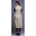 thumbnail image 4 of Bimba Kurti Droite Décontractée Imprimée Haut à Manches 3/4 Longue Kurta Robe pour Femmes, 4 of 6